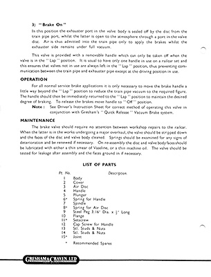 Driver's Brake Valve page 2