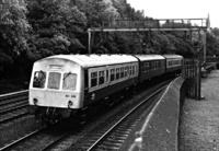 Class 101 DMU at Princes Street Gardens