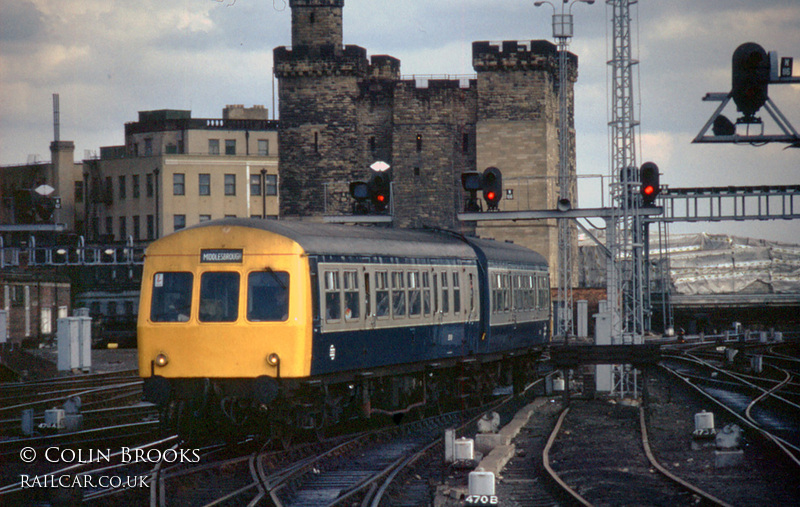 Class 101 DMU at Newcastle