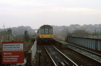 Class 107 DMU at Cowdenbeath
