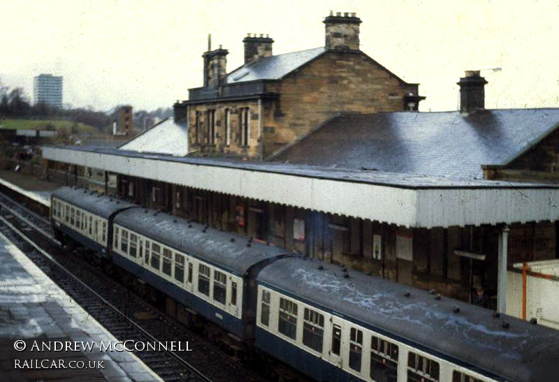 Class 107 DMU at Paisley Canal