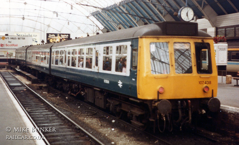 Class 107 DMU at Glasgow Queen Street