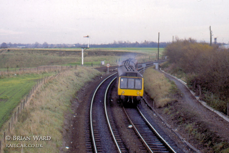 Class 107 DMU at Carmuirs East Junction