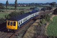 Class 108 DMU at Farington Curve