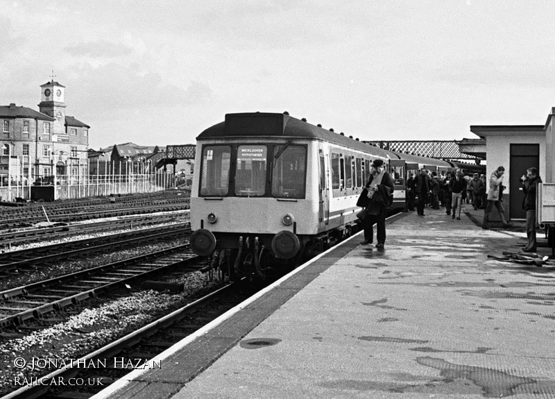Class 115 DMU at Derby