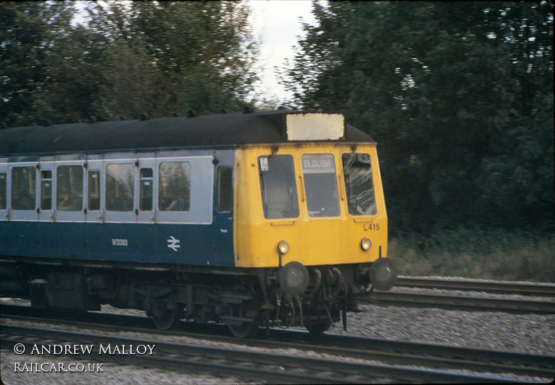 Class 117 DMU at near Iver