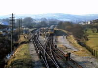 Class 119 DMU at Nelson and Llancaiach