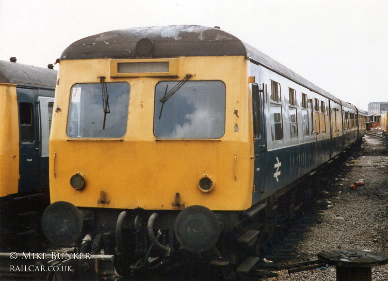 Class 120 DMU at Newton Heath depot