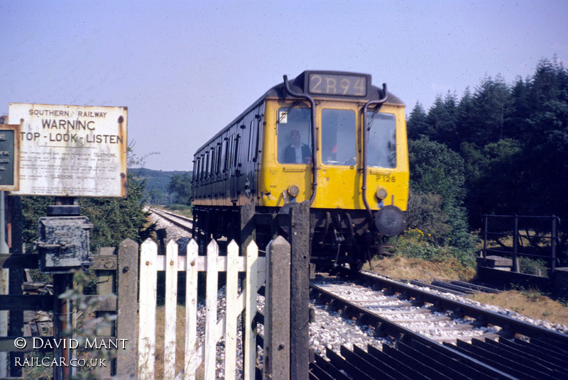 Class 121 DMU at Eggesford