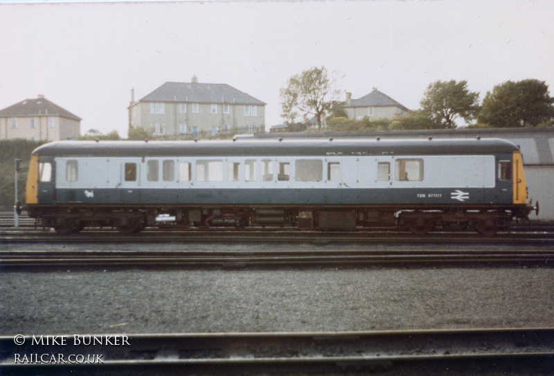 Class 122 DMU at Eastfield depot