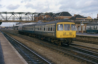 Class 124 DMU at Doncaster