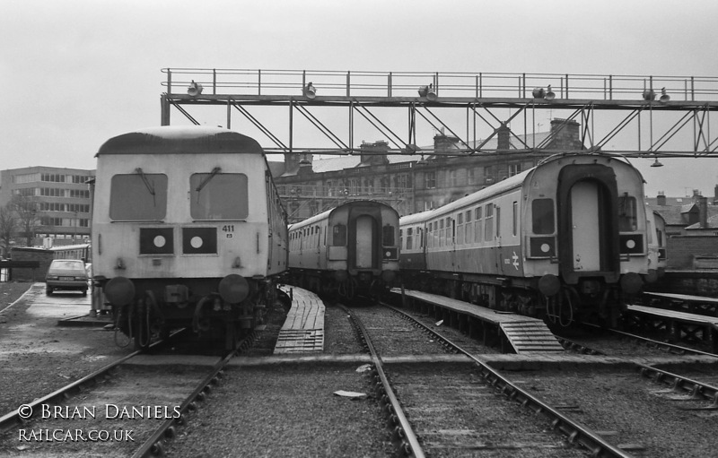 Class 126 DMU at Kyle Street Sidings, Ayr