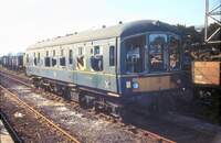 Single vehicle with many broken windows