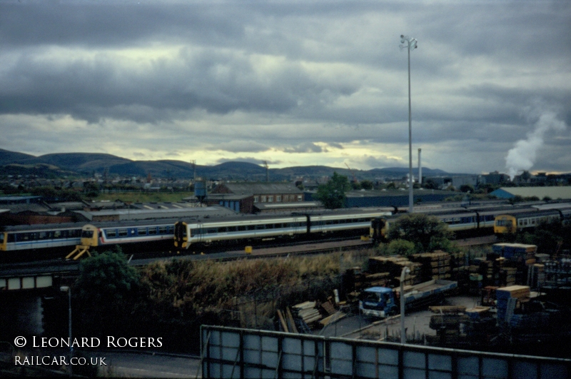 Class 101 DMU at Haymarket depot