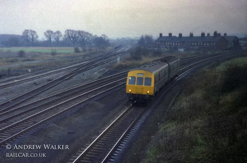 Class 101 DMU at Church Fenton