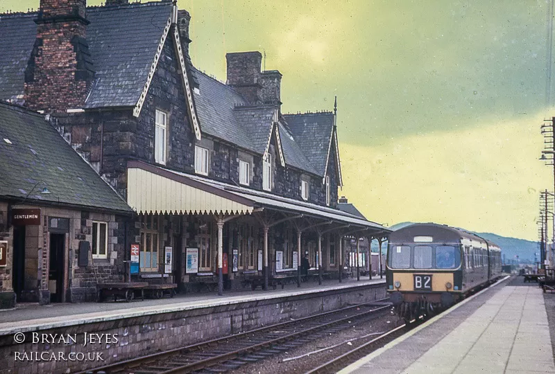 Class 101 DMU at Machynlleth