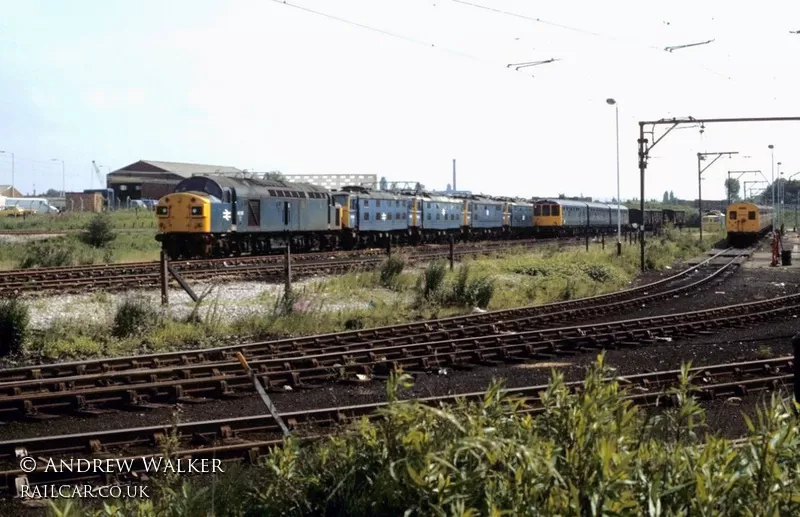 Class 104 DMU at Reddish depot