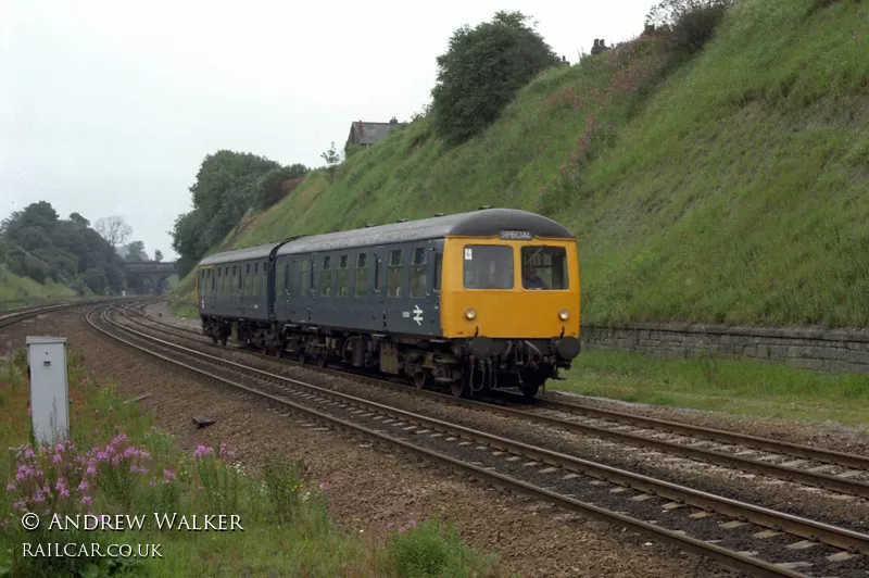 Class 105 DMU at Rotherham Masborough