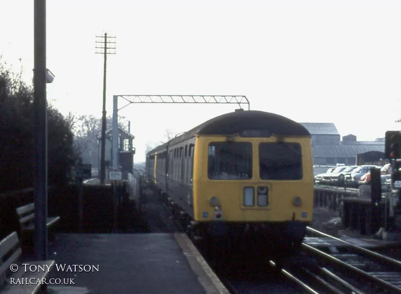 Class 105 DMU at Royston