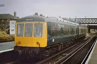 Class 108 DMU at Birkenhead North