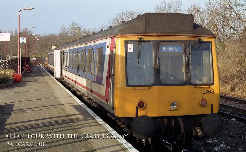 Class 117 DMU at Gospel Oak