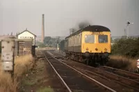 Class 120 DMU at Nuneaton Midland Junction