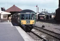 Class 100 DMU at Grangemouth