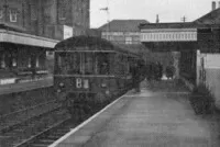 Class 100 DMU at Morningside Road