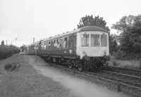 Class 100 DMU at Westerfield