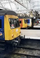 Class 101 DMU at Glasgow Central