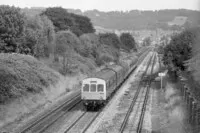 Class 101 DMU at Oldfield Park