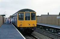 Class 104 DMU at Hag Fold