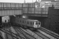 Class 105 DMU at Bolton