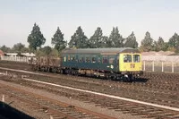 Class 105 DMU at near March