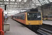 Class 107 DMU at Glasgow Central