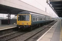Class 108 DMU at Warrington Bank Quay