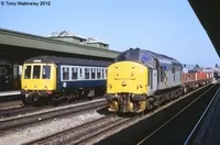 Class 108 DMU at Cardiff Central
