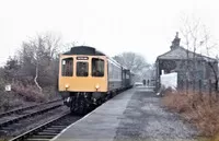 Class 110 DMU at Clayton West
