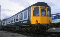 Class 110 DMU at Neville Hill depot