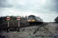 Class 114 DMU at Tumby Woodside
