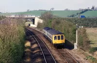 Class 114 DMU at Bishopton, Stratford-upon-Avon