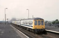 Class 114 DMU at Barnetby