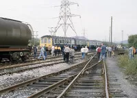 Class 116 DMU at Burrows Sidings, Swansea