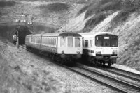 Class 116 DMU at Worcester