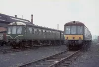 Class 116 DMU at Tyseley depot