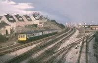 Class 117 DMU at Llanwern
