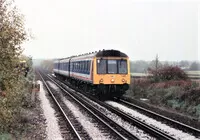 Class 117 DMU at near Wanborough