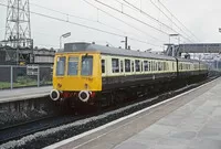 Class 117 DMU at Bescot