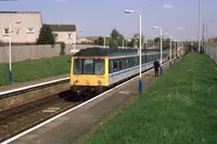 Class 117 DMU at South Gyle