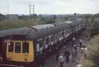 Class 117 DMU at Fisker Swindon